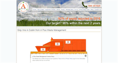 Desktop Screenshot of aplusskips.ie